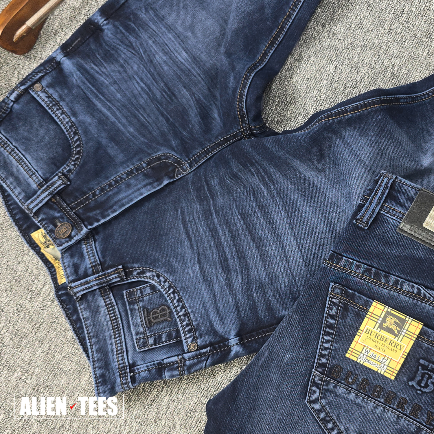 2J131 Midnight Blue Whiskered - Atelier Stitch Denim