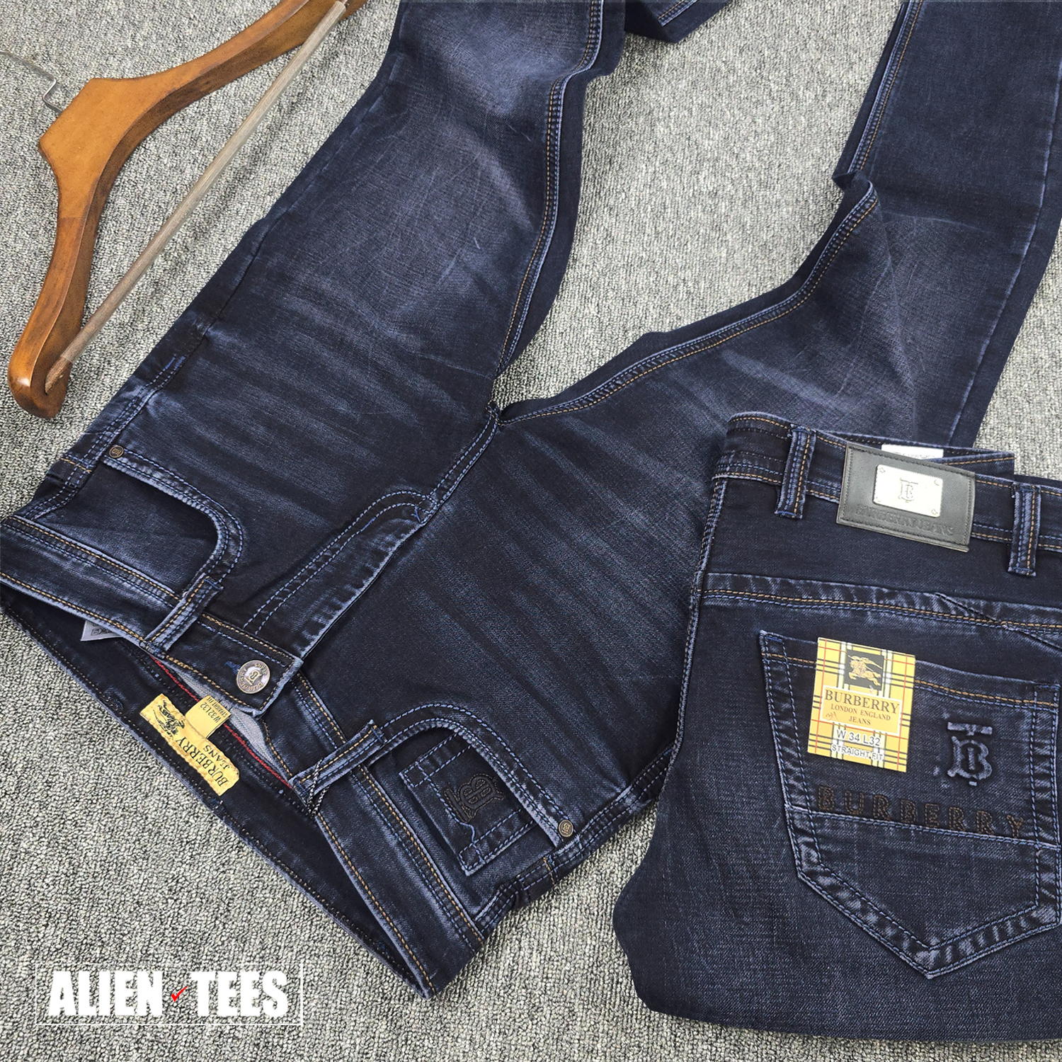 2J134 Whiskered Dark Blue - Atelier Stitch Denim