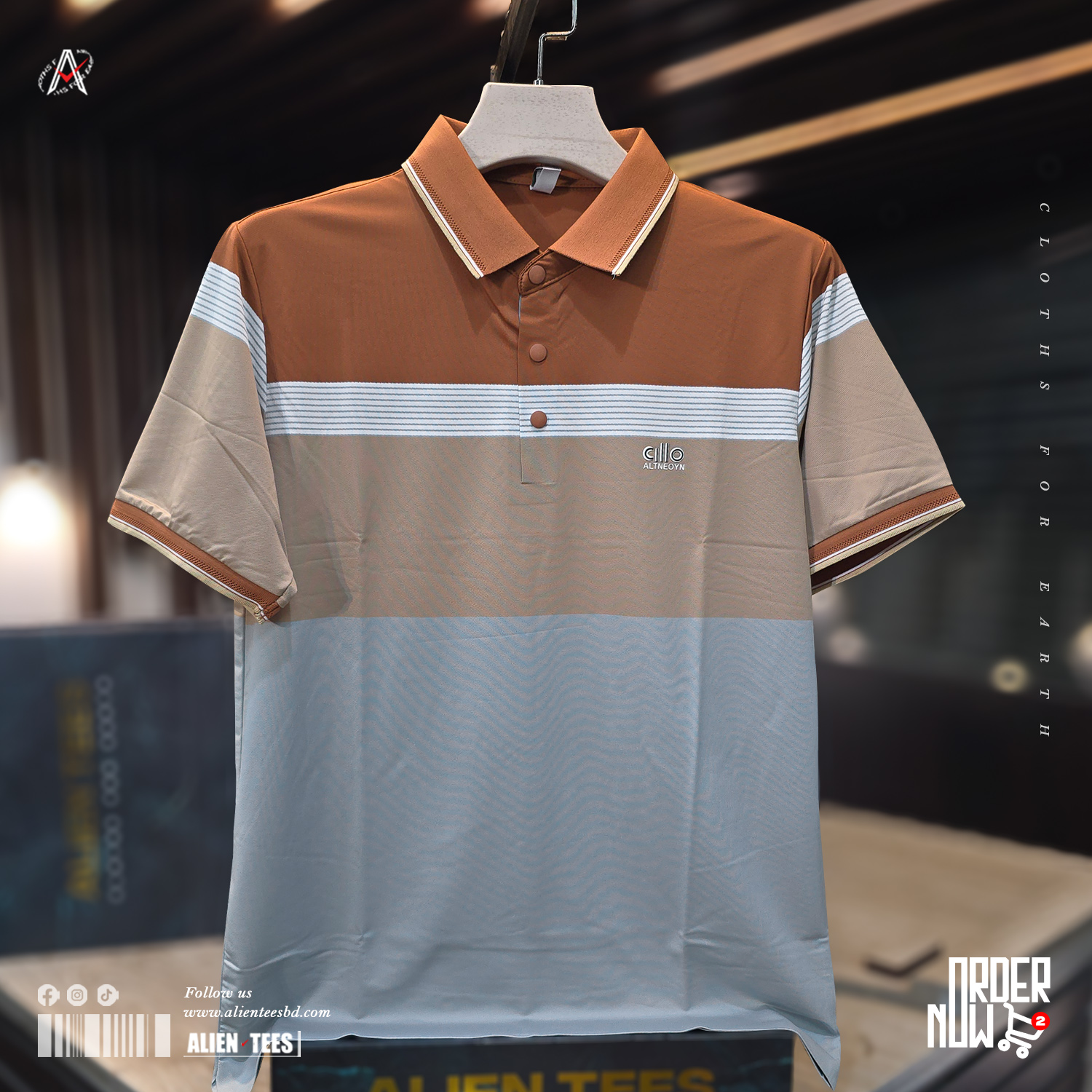 1R134 Regent Grey - Contrasto Polo